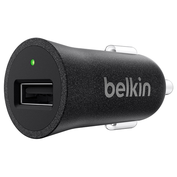 

Адаптер автомобільний універсальний 1xUSB 2.4A Belkin USB Mixit Premium Black, USB Mixit Premium