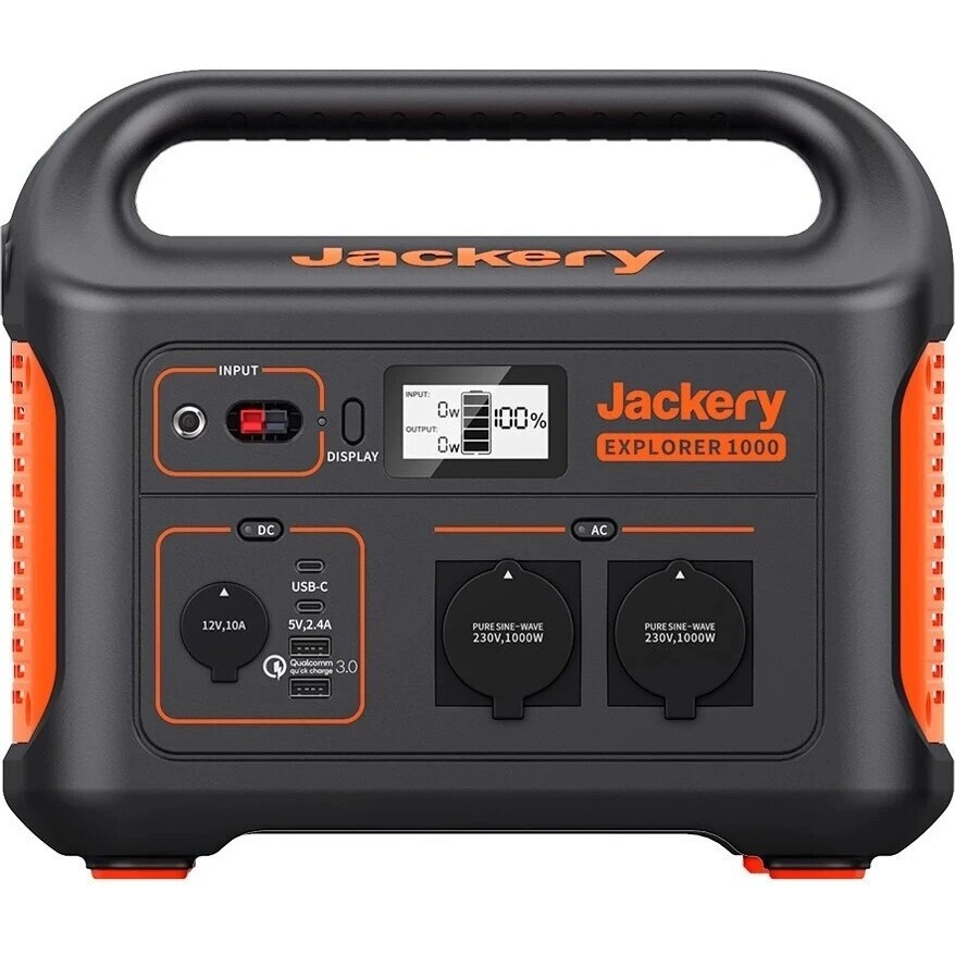 Зарядна станція Jackery Explorer 1000EU 278333mAh Black Orange