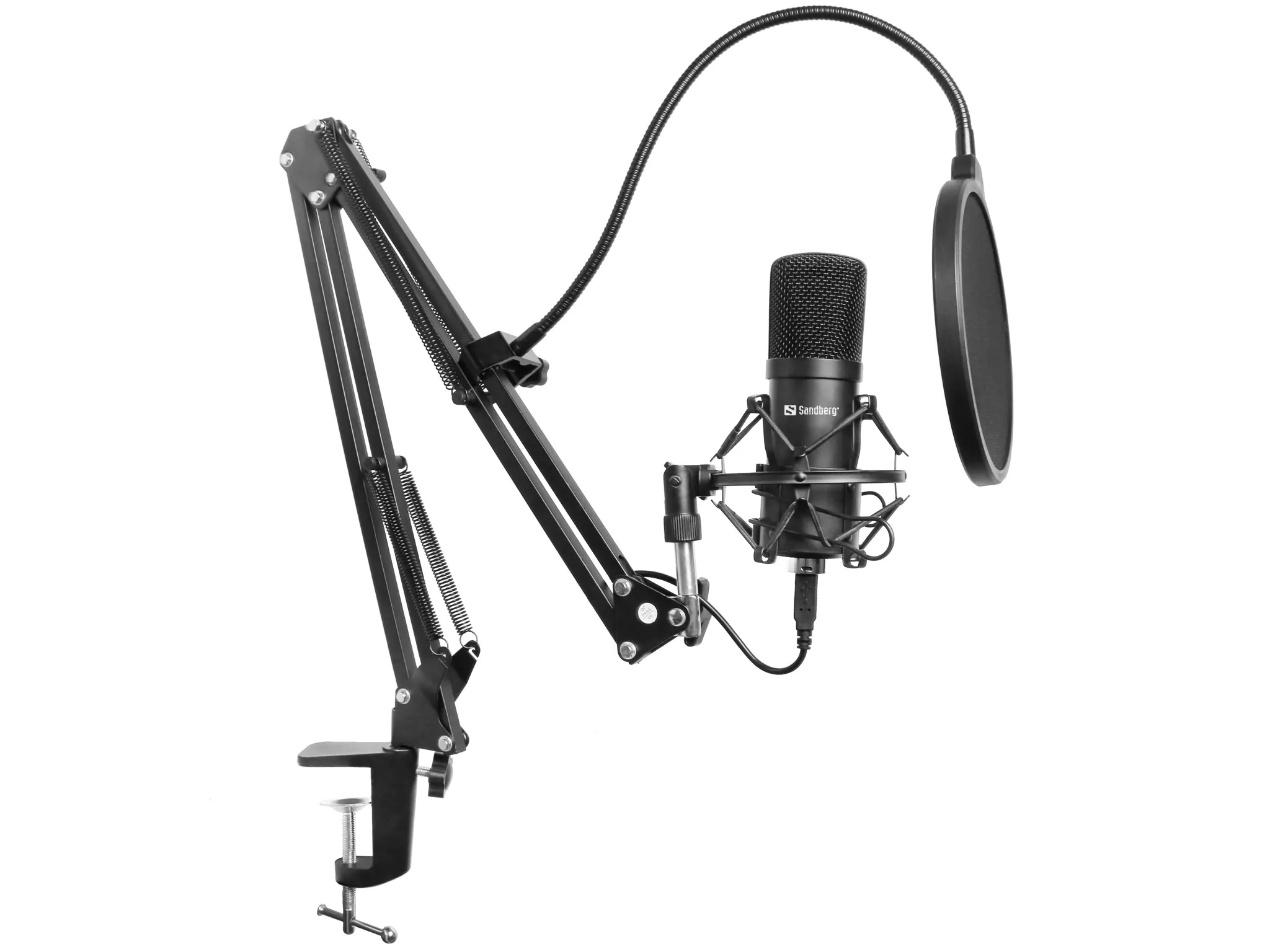 Мікрофон Sandberg Streamer Kit USB Black (126-07)
