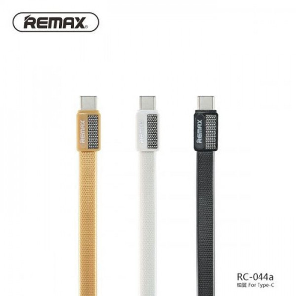 

Кабель USB (папа) = USB type C (папа) Remax Platinum RC-044a 1м Black, Platinum RC-044a 1м