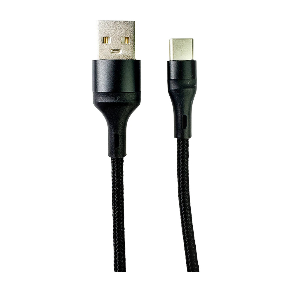 Дата-кабель Ultra UC100-0100BK USB Type-A (тато)  -  USB Type-C (тато), 1m Black