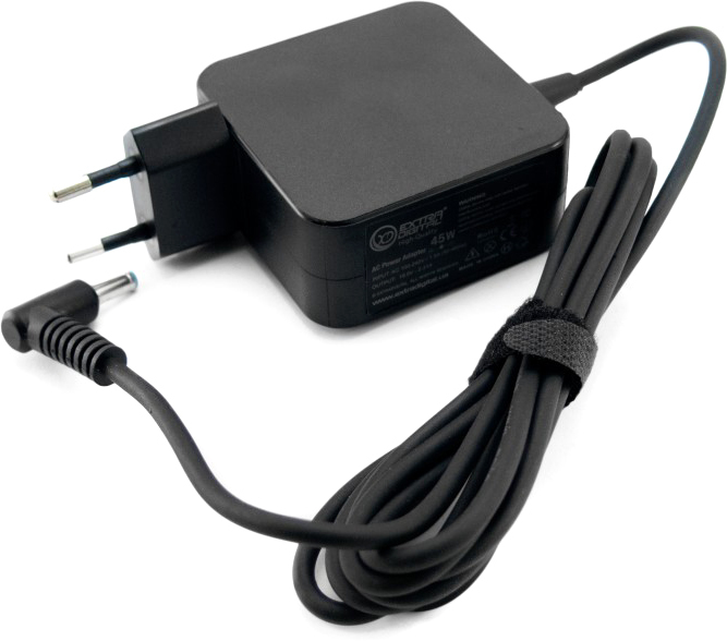 Блок живлення для ноутбука Extradigital High Quolity для ноутбуків HP 19.5V, 2.31A, 45W (4 Black