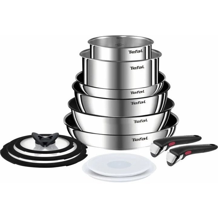 Набір посуду Tefal Ingenio Emotion (L897SD74) Silver