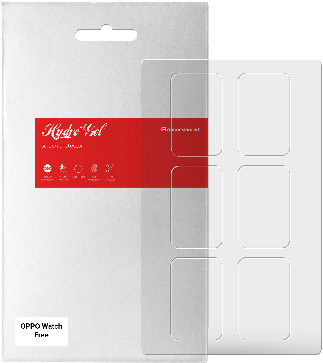 Захисна плівка для смарт-годинника ArmorStandart для OPPO Watch Free 6 шт (ARM62600) Transparent