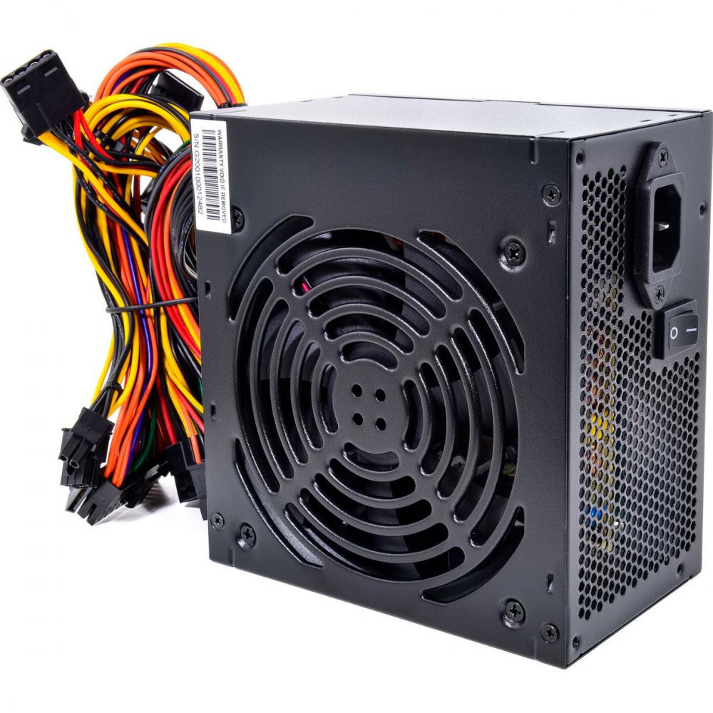Блок живлення для ПК QUBE QBC-GPS600A12 80 + тех. упаковка, 600W QUBE - купити в Україні