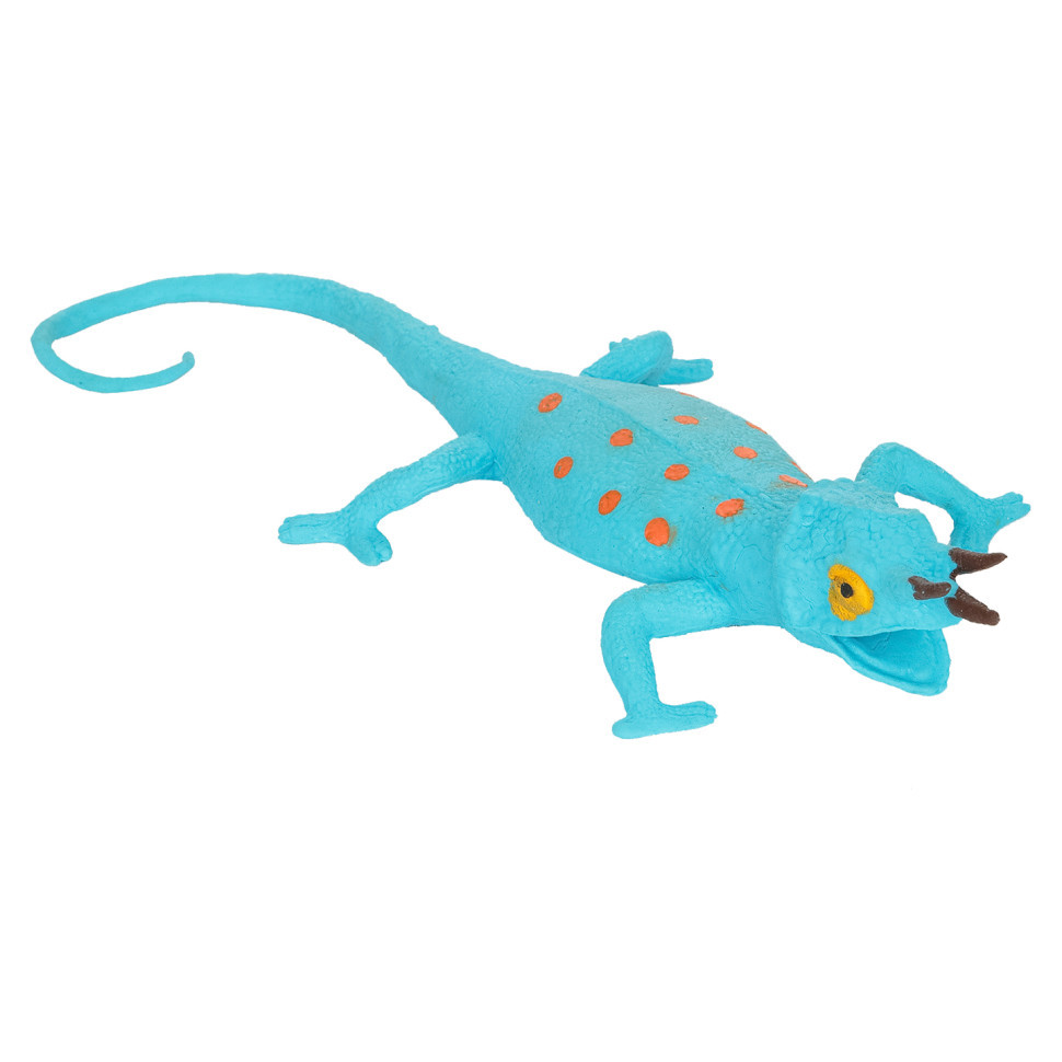 Ігрова фігурка Bambi W628-71BT/116T Turquoise гумова Ящірка Bambi - купити в Україні