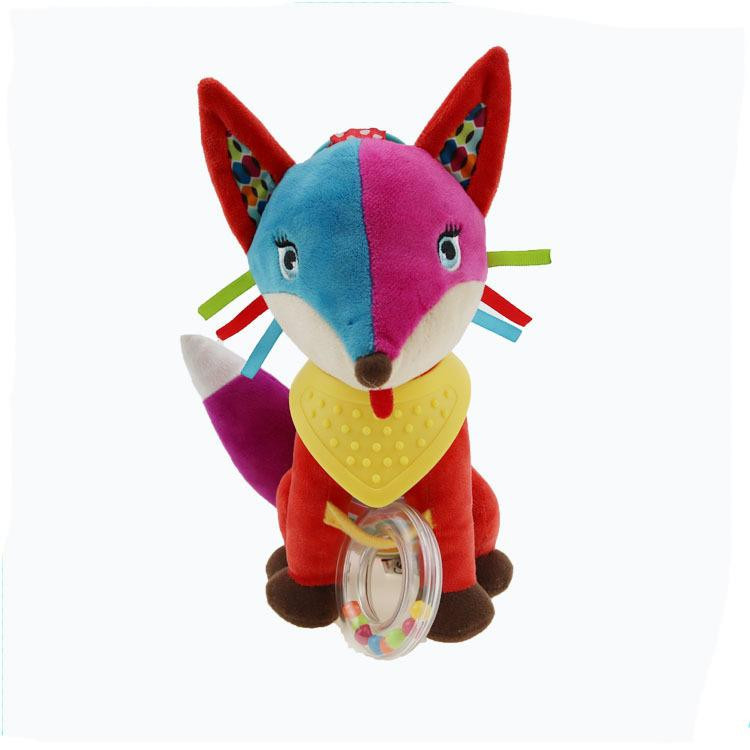 Брязкальце Bambi WD210260 з прорізувачем (Лиса)