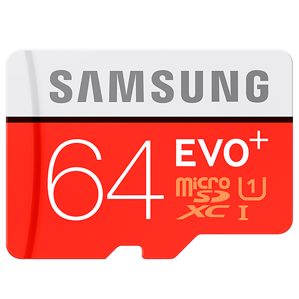 

Карта памяті MicroSDXC 64Gb class 10 Evo Plus (SD адаптер) Samsung, MB-MC64DA/RU