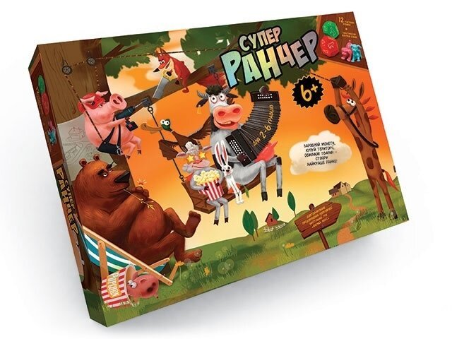 Настільна гра Danko Toys G-SR-01-01U Супер ранчеро укр. Danko Toys - купити в Україні