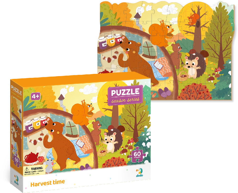 Пазл DoDo 300413 Прибирання у лісі 60 ел