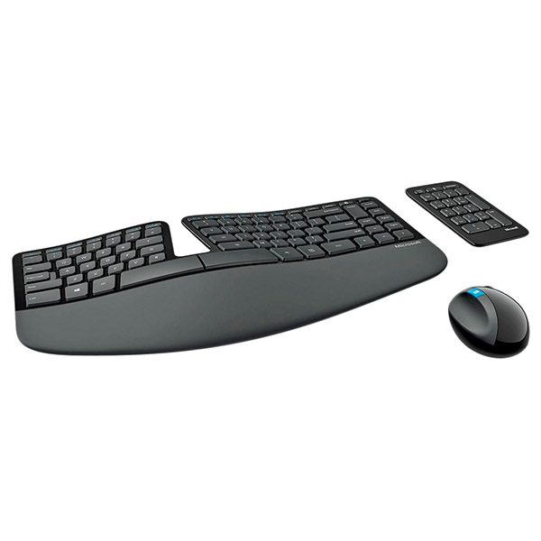 

Клавіатура безпровідна + мишка Microsoft Sculpt Ergonomic Desktop Black, Sculpt Ergonomic Desktop