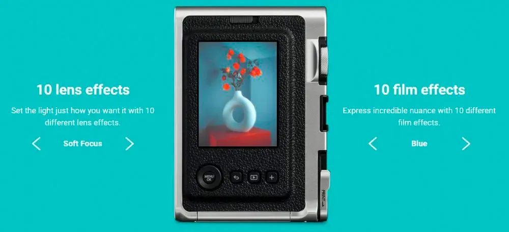 Камера миттєвого друку Fujifilm Instax Mini EVO Black EX D