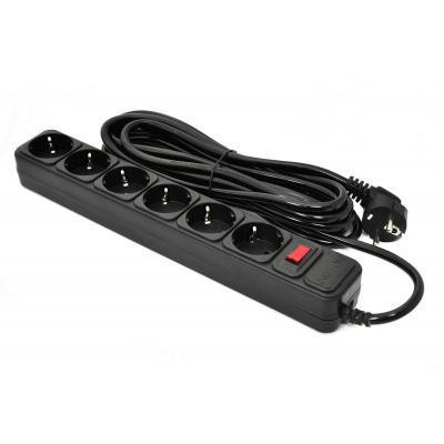 Мережевий фільтр Patron SP-1665 Black 5 м, 6 розеток
