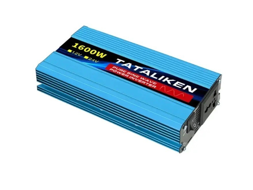 Інвертор напруги TATALIKEN 1600W 12V-220V Blue чистий синус