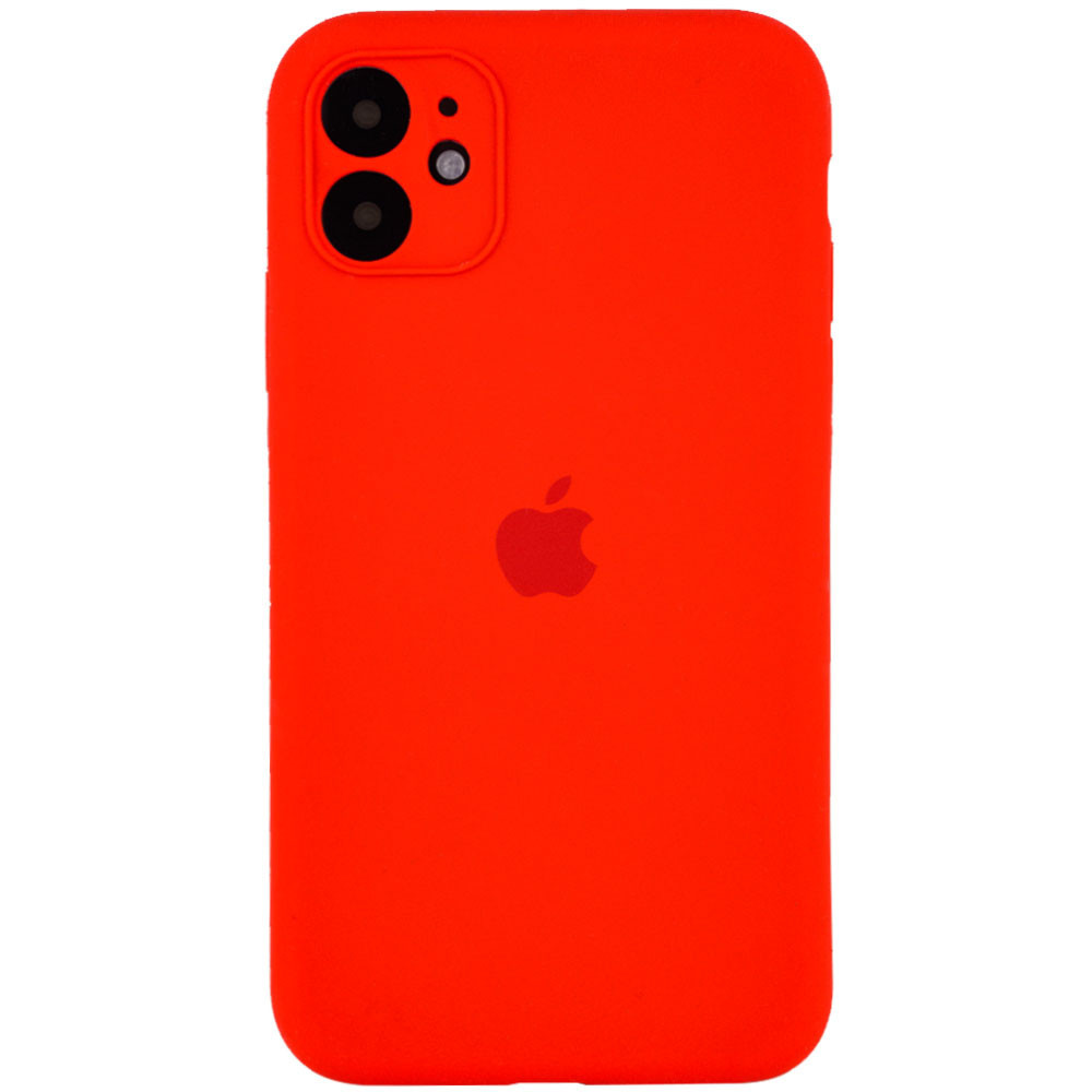 Чохол-накладка EpiK Silicone Case Full Camera Protective (AA) для Apple iPhone 12 (6.1) Red EpiK - купити в Україні