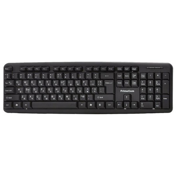 Клавіатура FrimeCom FС-505 Black USB (ENG/UKR/RU)