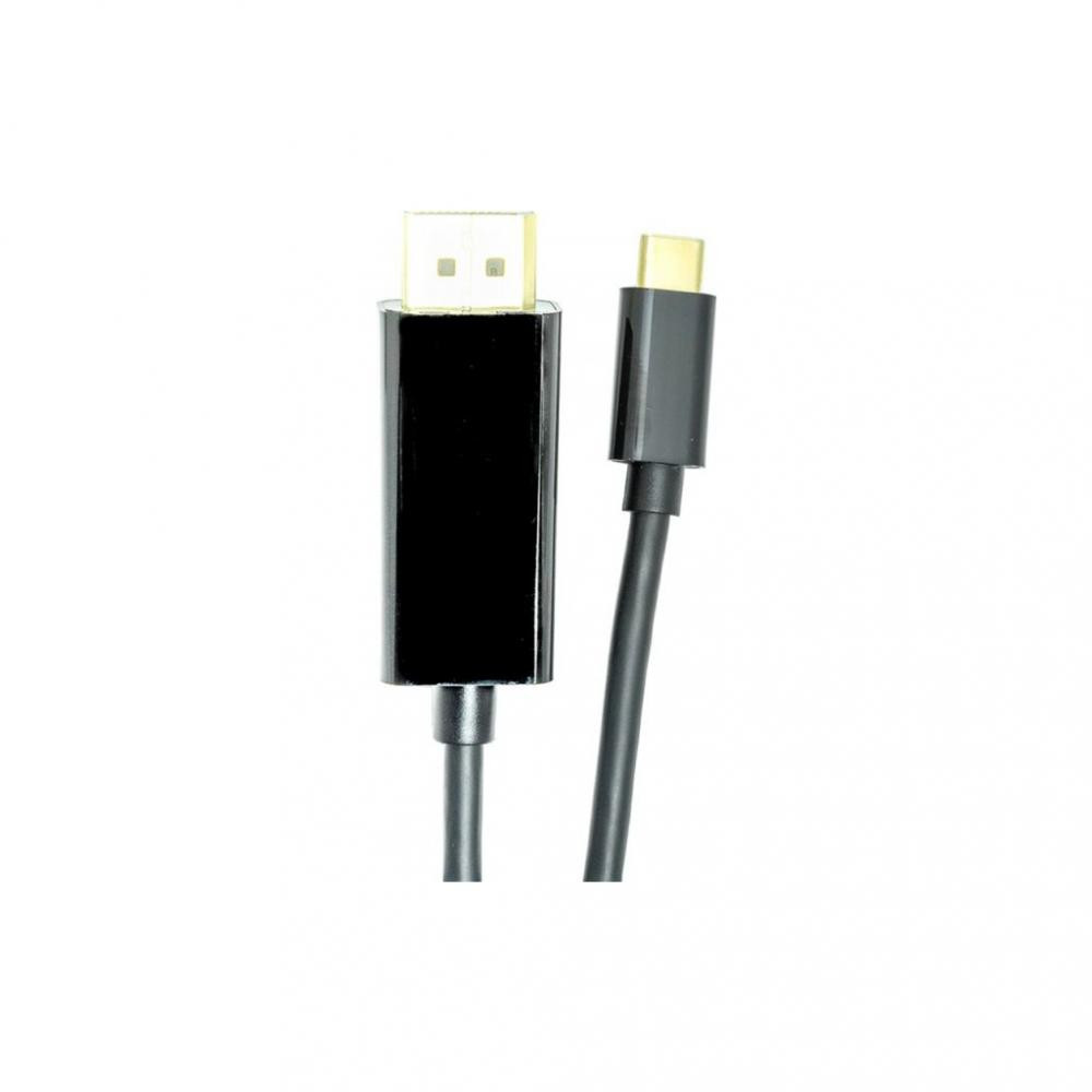 Відео-кабель PowerPlant Thunderbolt 3 USB-C(тато)-DisplayPort(тато ...
