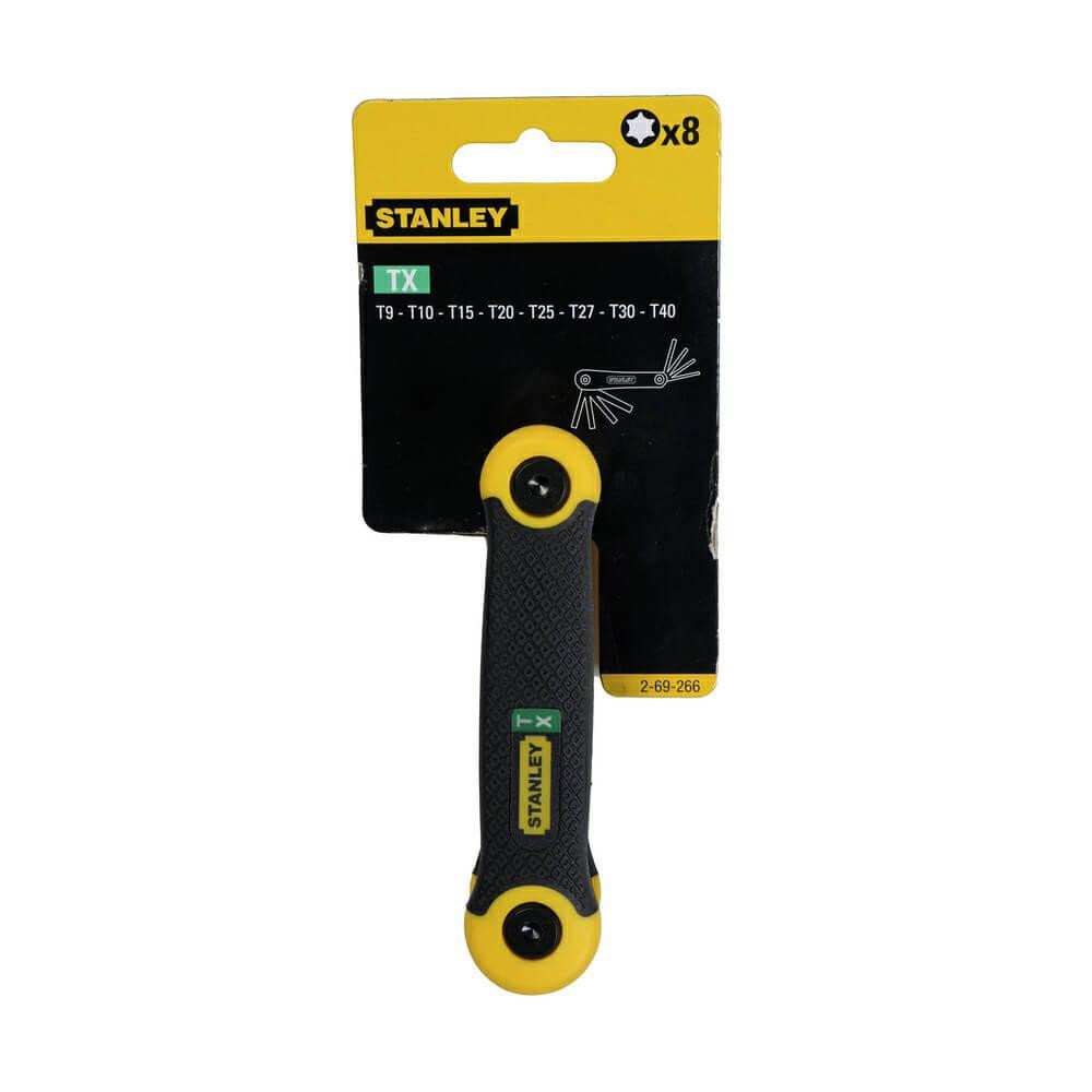 Набір шестигранних ключів Stanley 2-69-266 Black Yellow 8 шт Stanley - купити в Україні