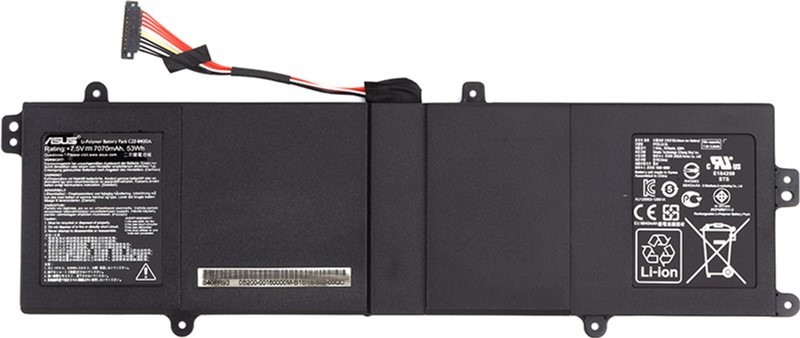 Акумулятор до ноутбука PowerPlant NB431595 Asus BU400 Ultrabook (C22-B400A) 7.5V 7070mAh (original)
