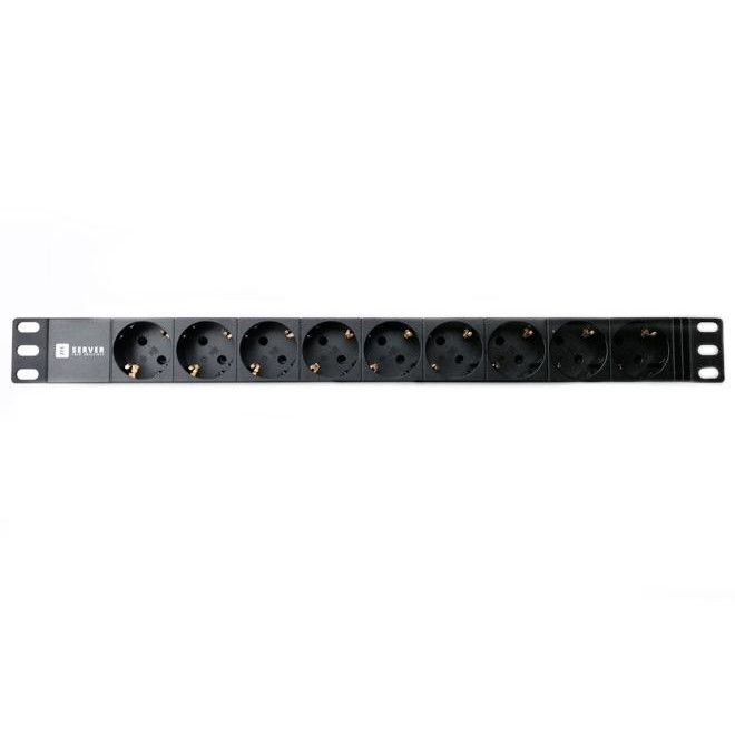 Мережевий фільтр EServer WT-2261A-GER-9WAY-WO Black