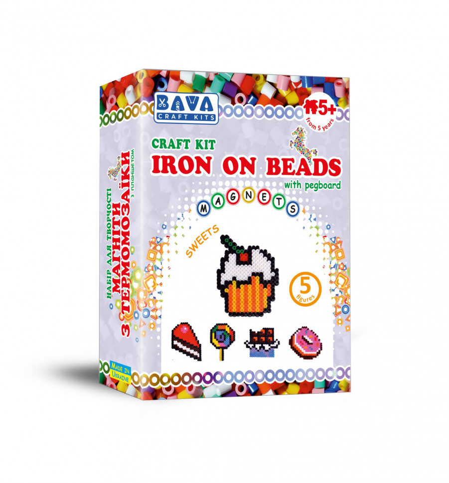 Мозаїка УМНЯШКА TM-007 Магніти з термомозаїки Солодощі