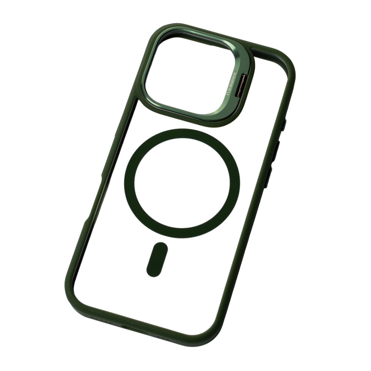 Чохол-накладка Infinity MagSafe CAMERA GLASS PROTECTION для iPhone 16 Plus Dark Green (2000000395449) Infinity - купити в Україні