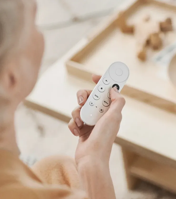 Медіаплеєр Google chromecast with google tv HD White (GA03131-US
