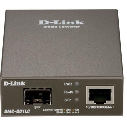 Медіаконвертер D-Link DMC-G01LC Black