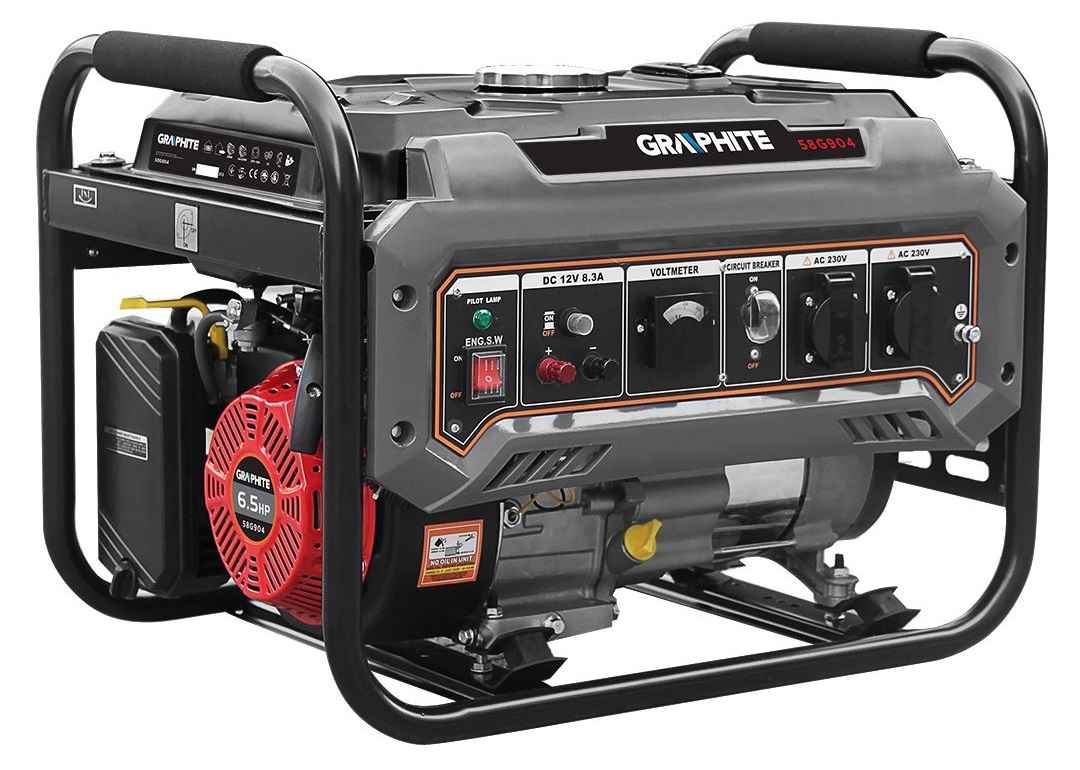 Генератор GRAPHITE 58G904 Black