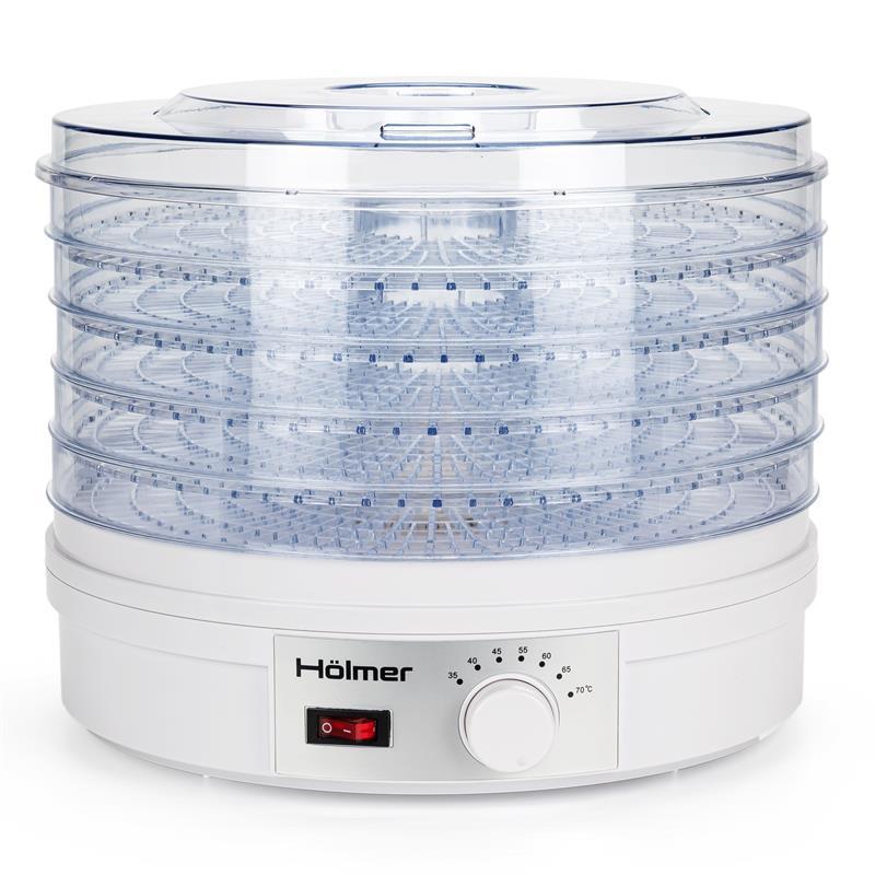 Сушарка для овочів та фруктів Holmer HFD-30W White