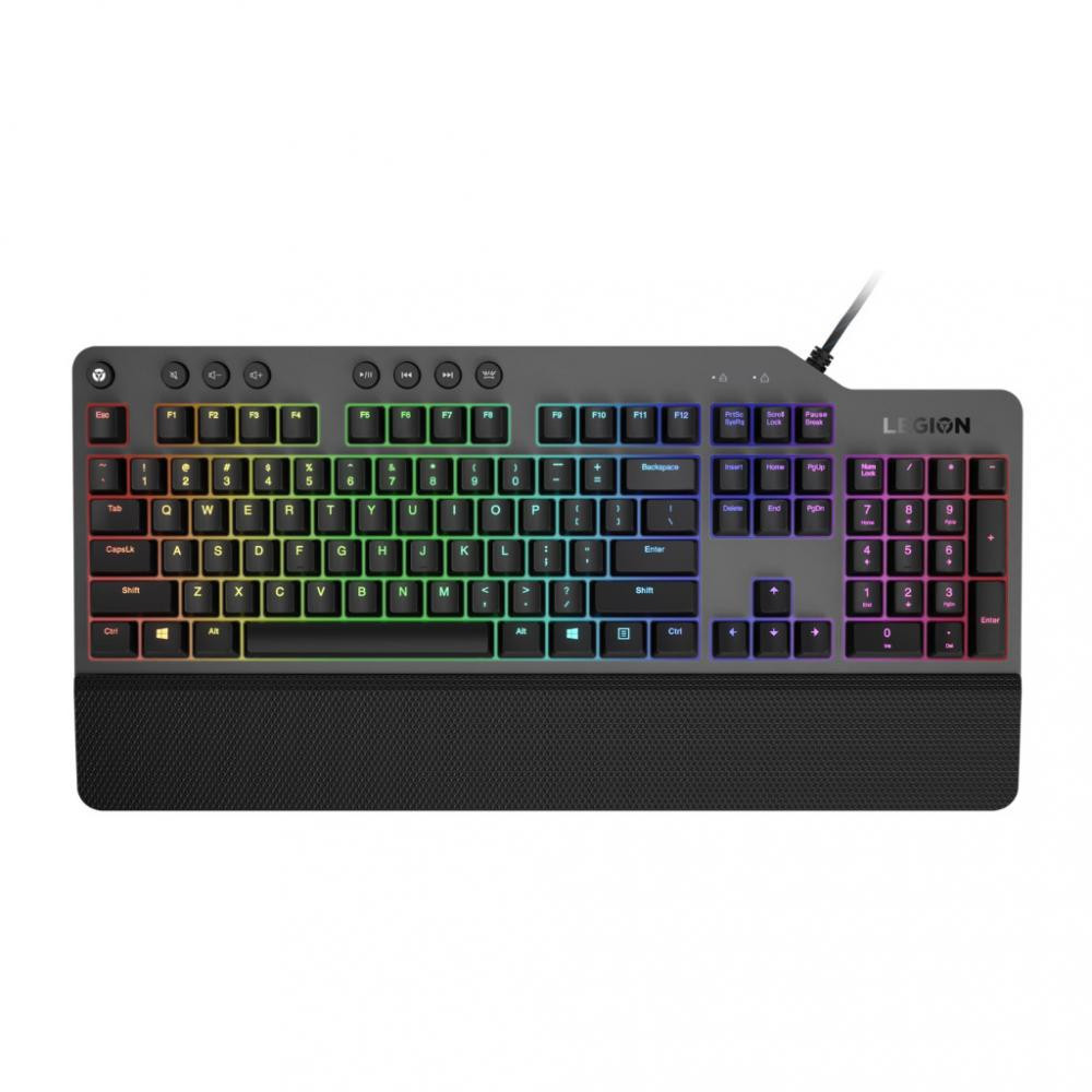 Клавіатура Lenovo Legion K500 Black RGB KB (GY41L16650) (ENG/UKR)