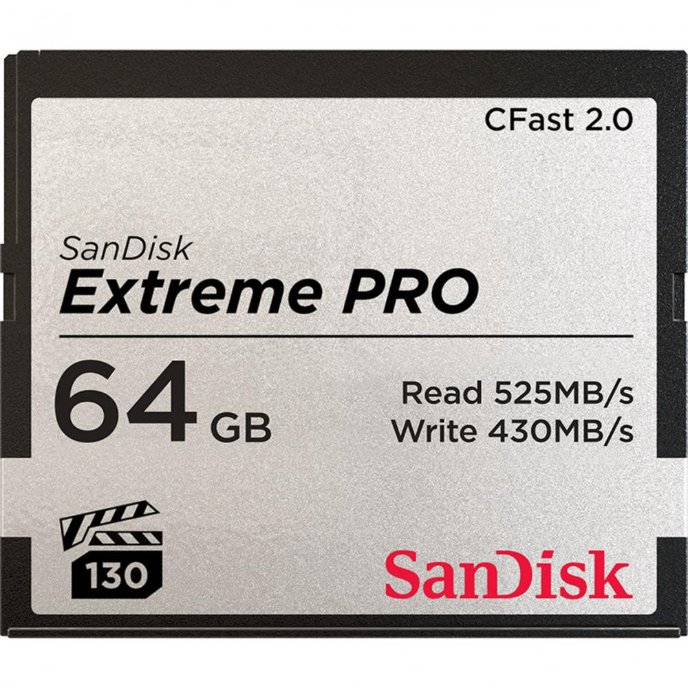 Карта памяті SanDisk 64GB Extreme Pro CFast 2.0 (SDCFSP-064G-G46D)