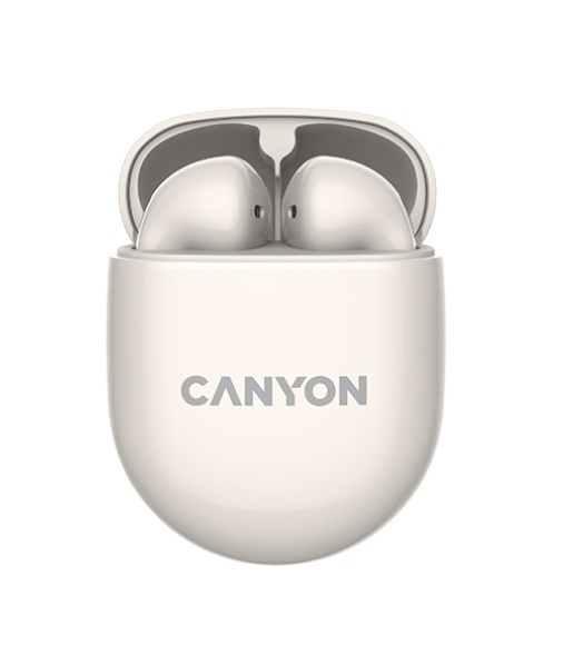 Бездротові навушники Canyon TWS-6 Beige (CNS-TWS6BE)