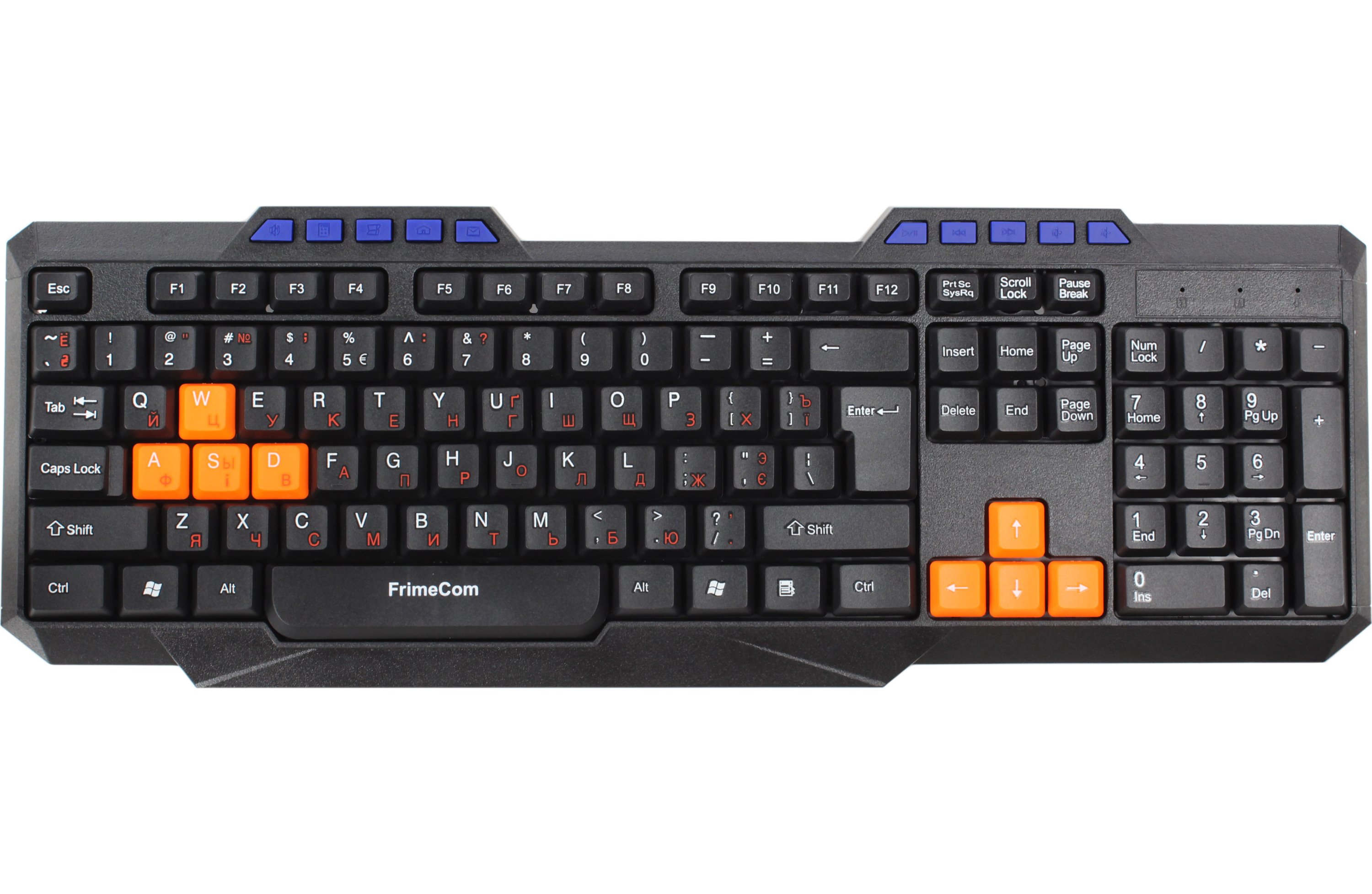 Клавіатура FrimeCom FC-303-USB Black (ENG/UKR/RU)