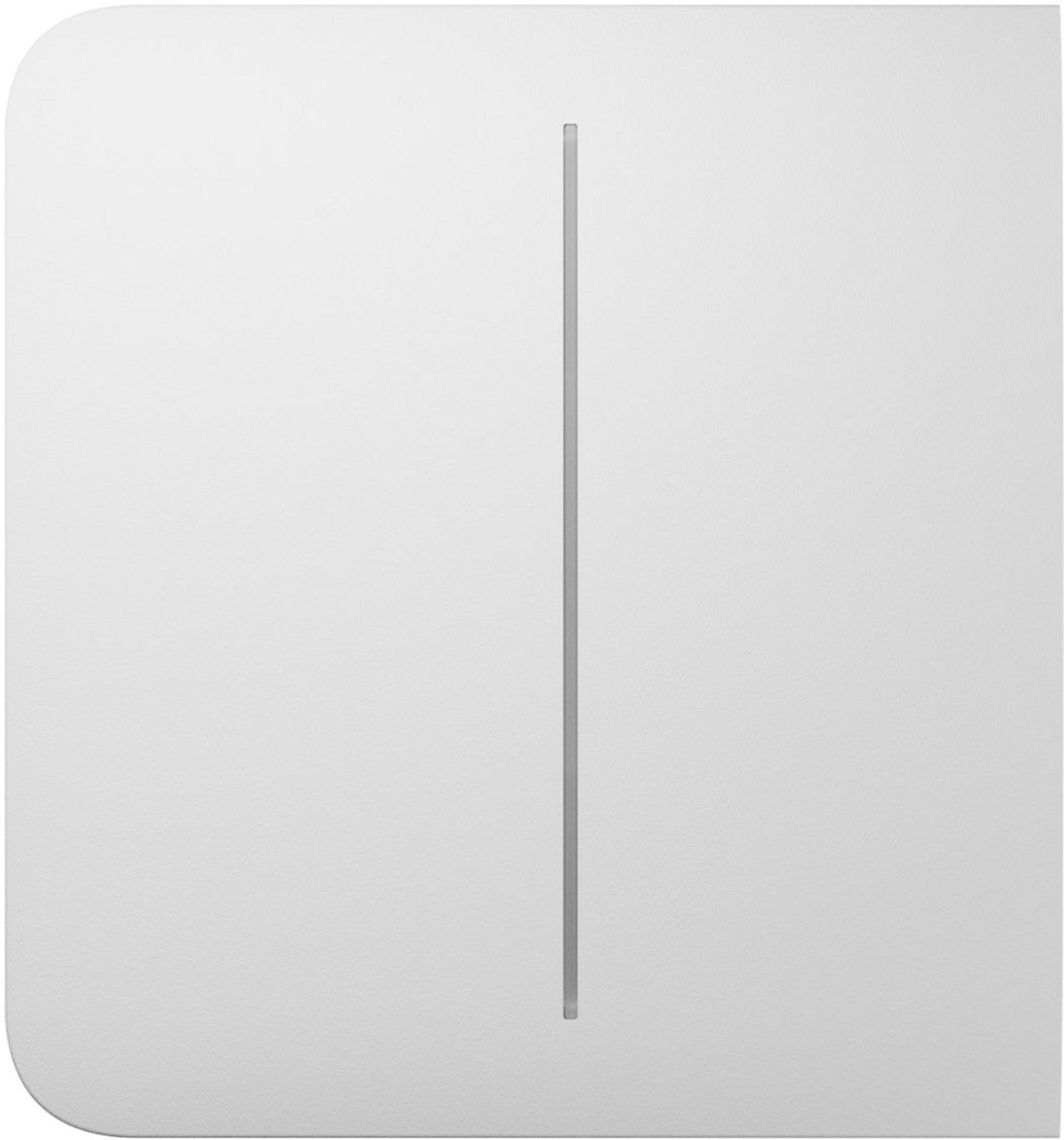 Клавіша для вимикача Ajax SideButton 2-gang для LightSwitch Jeweler White Бездротовий (000029793)