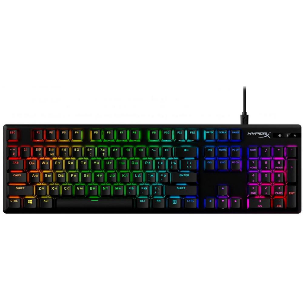 Клавіатура HyperX Alloy Origins PBT RGB Mechnical Red (639N3AA)