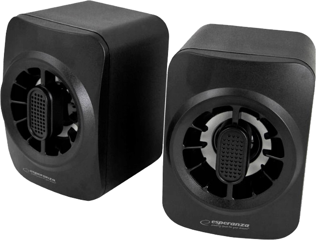 Акустична система Esperanza EGS104 2.0 Black Led Rainbow Sakara Esperanza - купити в Україні