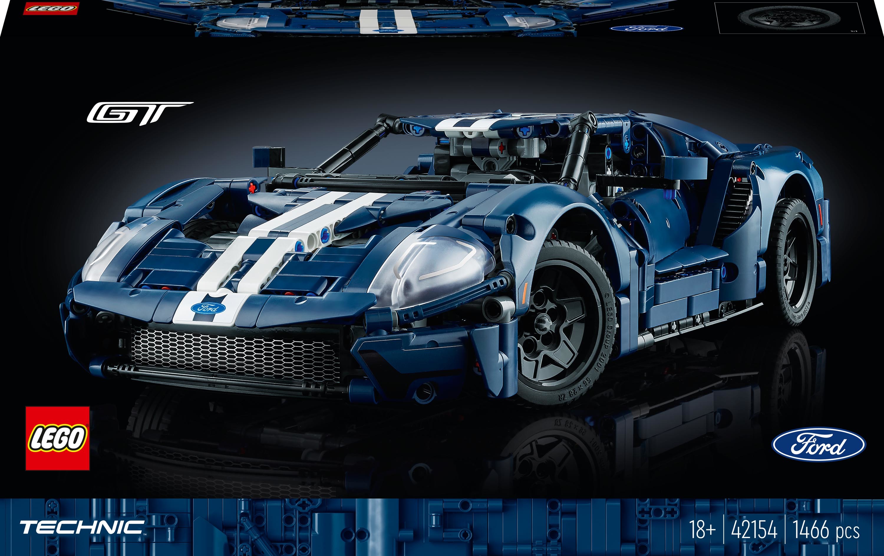 Конструктор LEGO 42154 Technic Ford GT 2022 1466 деталей