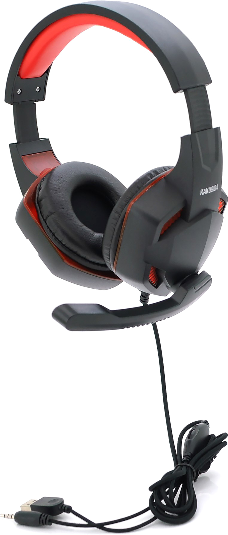 Накладні навушники iKaku KSC-713 Zhanhun Black Red (26885) iKaku - купити в Україні