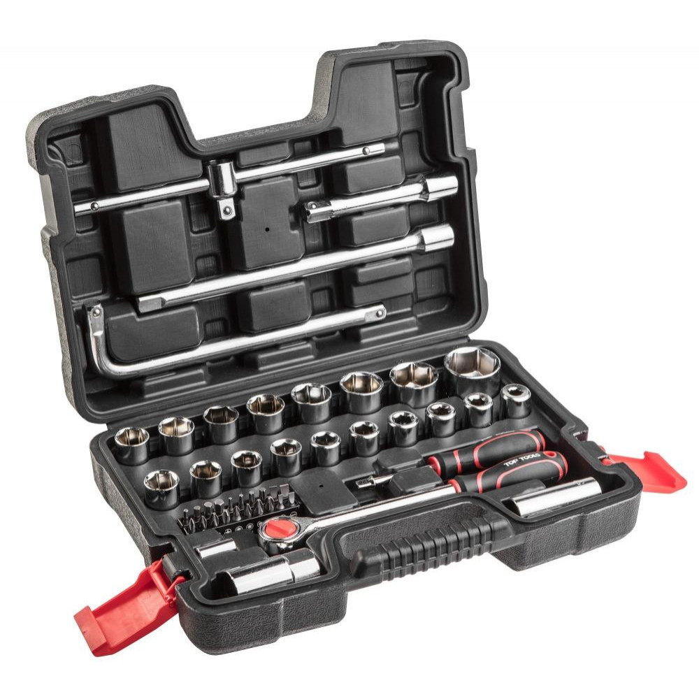 Набір торцевих головок Top Tools 38D550 з тріскачкою