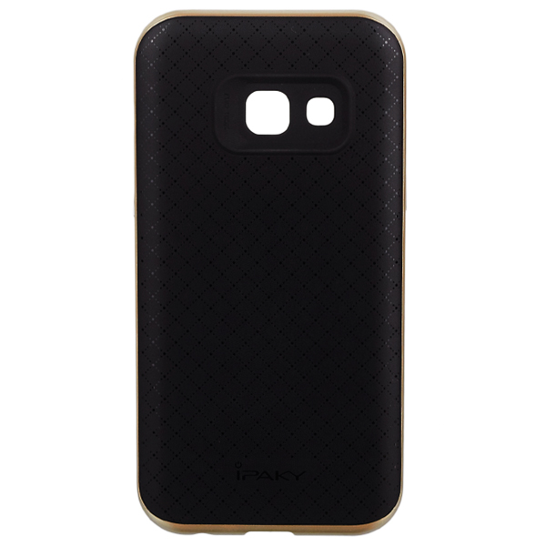 

Накладка для Samsung Galaxy A320 A3 2017 TPU+PC iPaky Чорний/Золотий, Hybrid Series Samsung A320 Galaxy A3 (2017)
