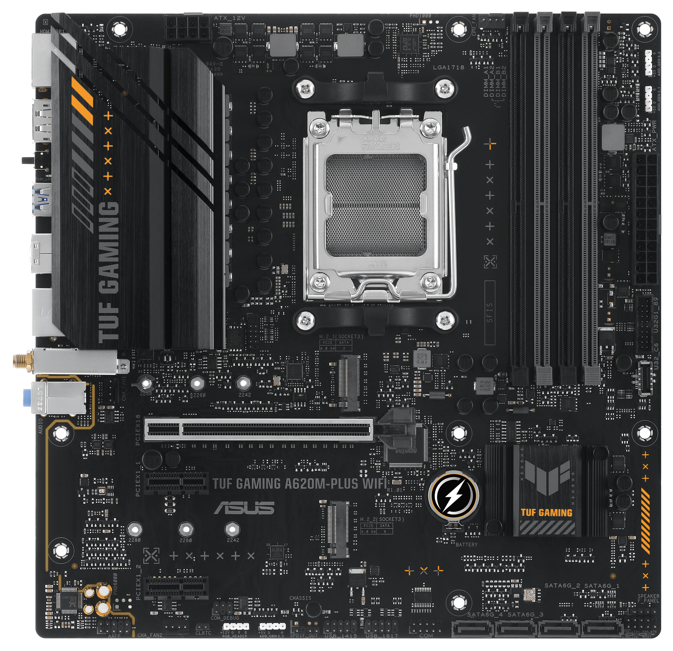 Материнська плата Asus TUF GAMING A620M-PLUS WIFI