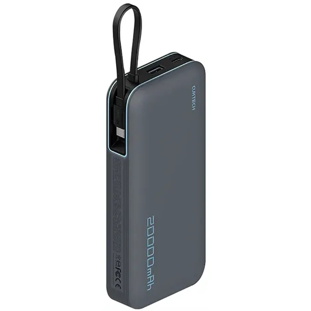 Зовнішній портативний акумулятор CUKTECH PB200N 20000mAh Gray 55W (1076220)