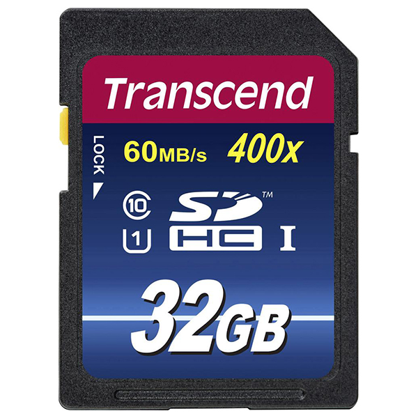

Карта памяті SDHC 32Gb class 10 Transcend UHS-I 400X, 32 GB SDHC UHS-I Premium