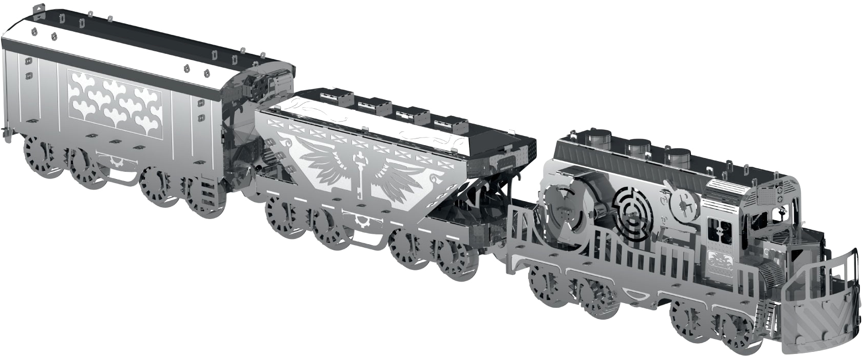 Конструктор Metal Time OLRI MT049 Silver Металевий Metal Time - купити в Україні