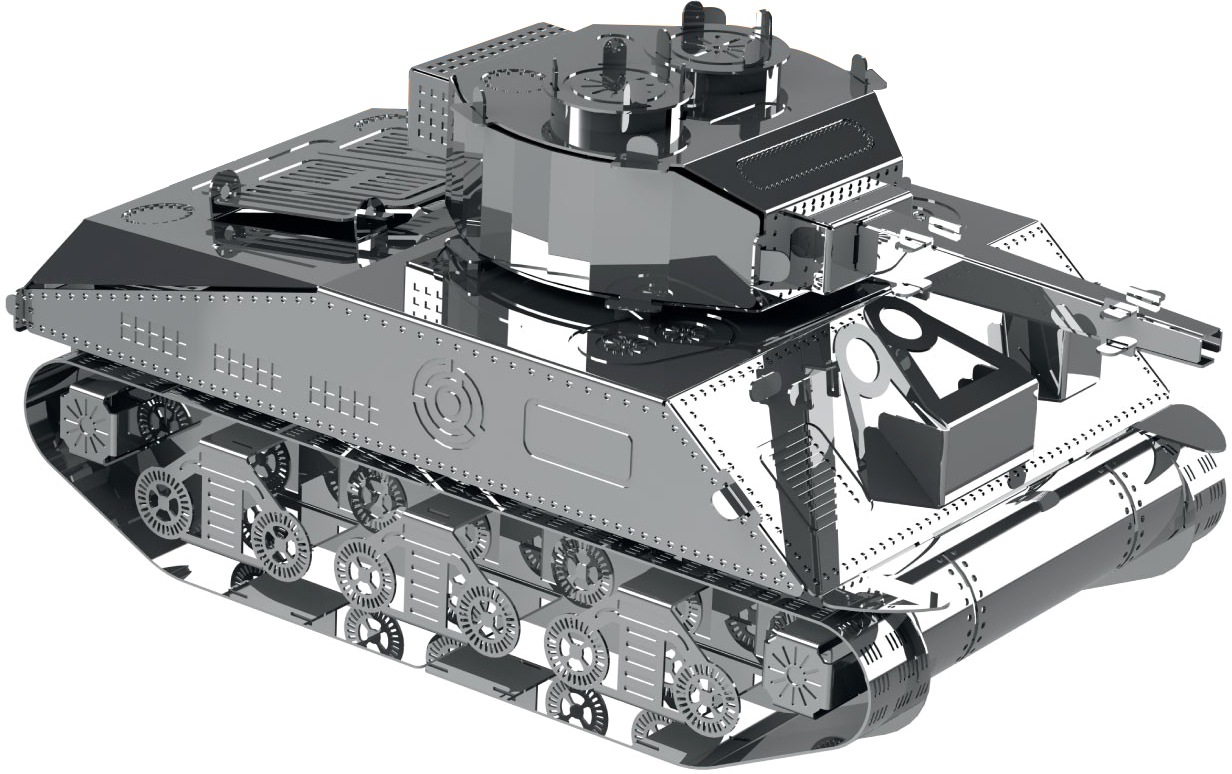 Конструктор Metal Time M4 Sherman MT070 Silver Металевий Metal Time - купити в Україні