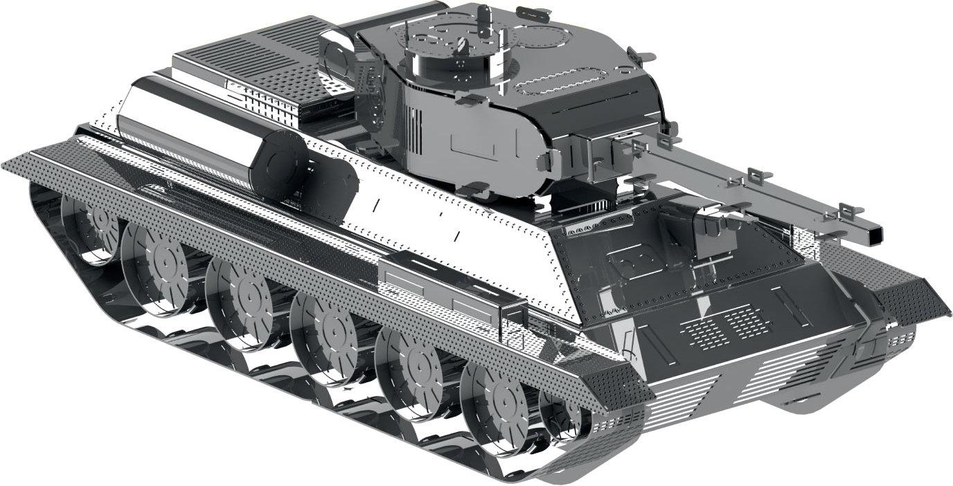 Конструктор Metal Time T-34/85 MT071 Silver Металевий Metal Time - купити в Україні