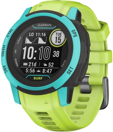 Смарт-годинник Garmin Instinct 2S Surf Edition Lime Waikiki (010-02563-02)