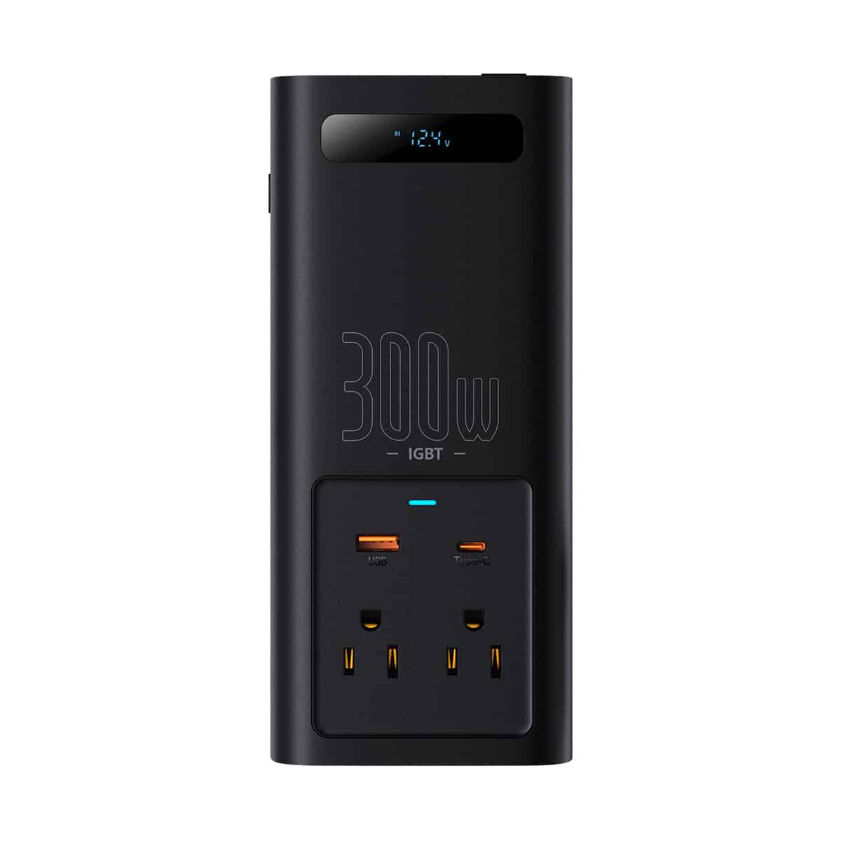 Інвертор напруги Baseus IGBT Power Inverter Black 300W (110V US/JP) (CGNB010001)