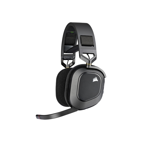Накладні навушники Corsair HS80 RGB Wireless Carbon (CA-9011235)